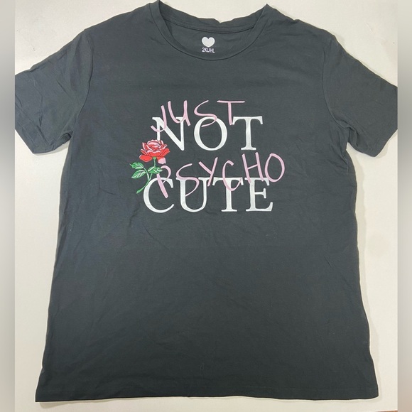 2 KUHL Not Psycho Cute Womans T-Shirt - Picture 1 of 6